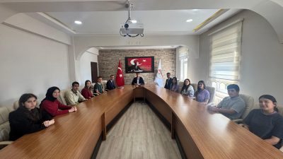 Gençlik Haftası etkinlikleri kapsamında Güzelyurt İlçe Milli Eğitim Müdürü Osman