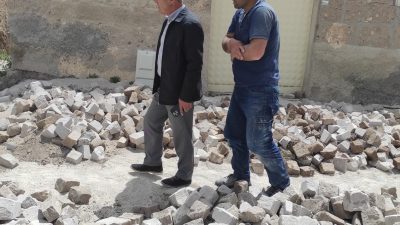 Güzelyurt Belediye Başkanı Ünal Demircioğlu, Kayabaşı Sokak’ta doğalgaz altyapı çalışmaları