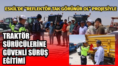 Aksaray İl Jandarma Komutanlığı Trafik Şube Müdürlüğü tarafından yürütülen “Reflektör