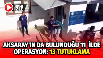 Konya merkezli dolandırıcılık operasyonunda gözaltına alınan zanlılardan 13'ü tutuklandı.