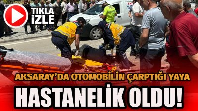 Aksaray’ın Minarecik Mahallesi’nde meydana gelen trafik kazasında, otomobil sürücüsü Ali