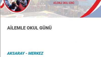 Aksaray İl Milli Eğitim Müdürlüğü bünyesindeki Kızılay Anaokulu tarafından düzenlenen