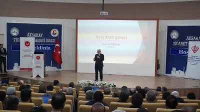Aksaray Ticaret ve Sanayi Odası Konferans Salonu’nda gerçekleştirilen toplantıda, 2025