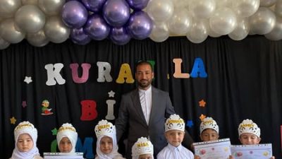 Sultanhanı Müftülüğü’ne bağlı Sülüklü Kur’an Kursu’nda eğitim gören 4-6 yaş