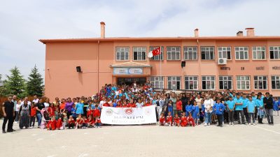 Aksaray Gençlik ve Spor İl Müdürlüğü’nün destekleriyle Saratlı İlkokulu ve