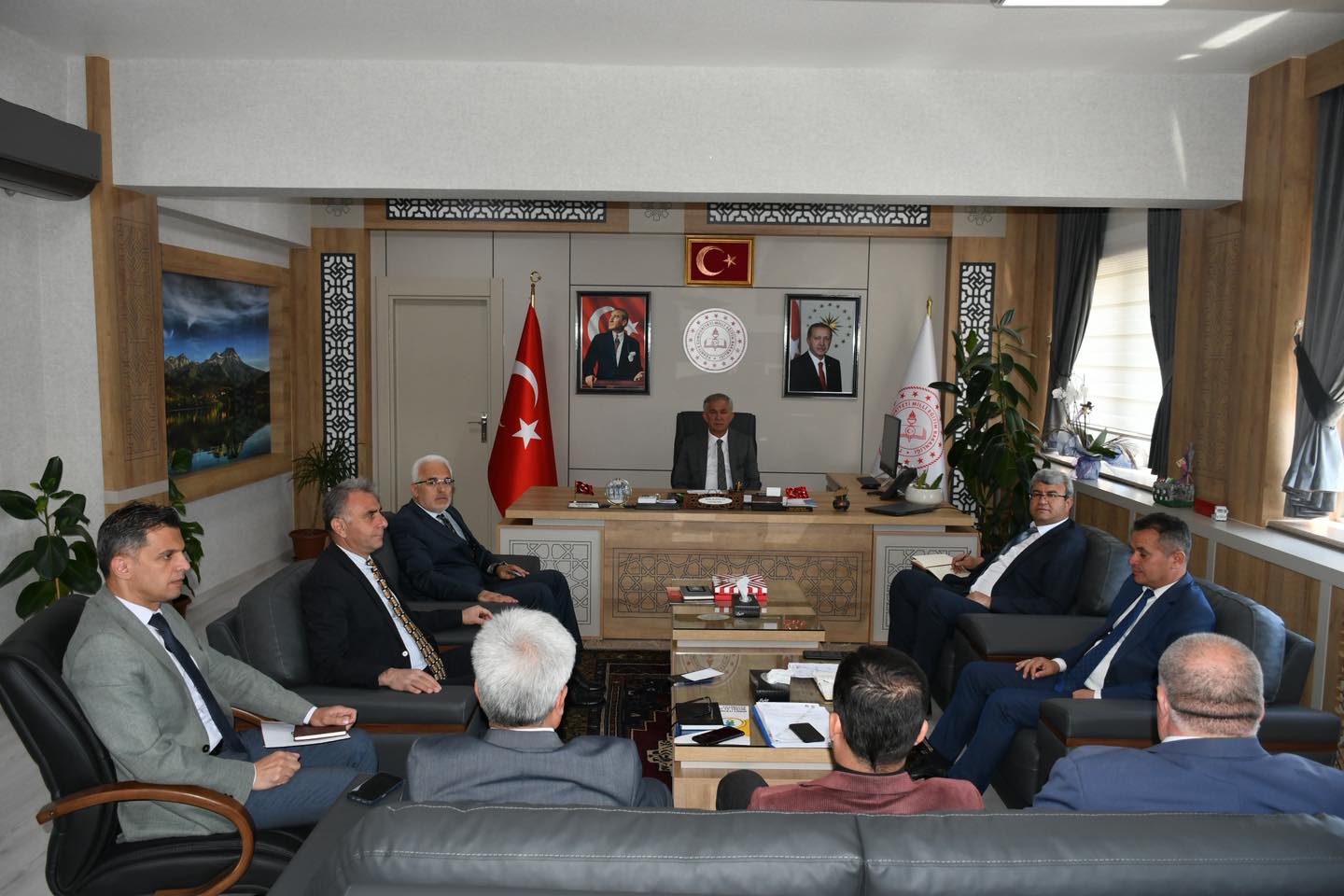 İl Millî Eğitim Müdürlüğü’nde değerlendirme toplantısı gerçekleştirildi