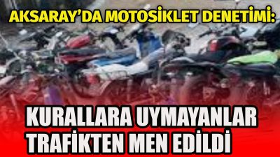 Aksaray’ın Eskil ilçesi Eşmekaya Kasabası’nda, motosiklet sürücülerine yönelik kapsamlı bir