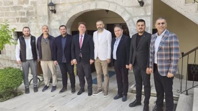 MÜSİAD Aksaray Başkanı Av. Sefa Göktaş ve yönetim kurulu üyeleri,