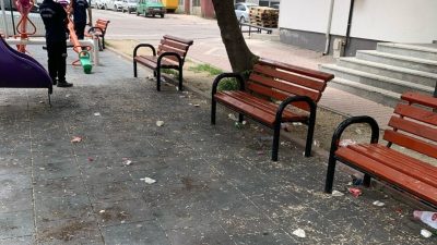 Ortaköy Belediyesi, çocuk oyun alanlarının düzenli olarak temizlendiğini ancak son