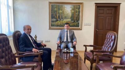 CHP Ortaköy İlçe Başkanı Mübaat Güneyli, Ortaköy Kaymakamı Ahmet Karatepe’yi