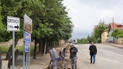 Ortaköy Belediyesi, Kurban Bayramı öncesinde temizlik çalışmalarını yoğunlaştırdı. Temizlik İşleri