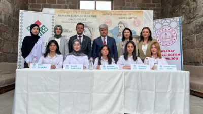 Aksaray Lisesi öğrencileri, Anadolu Mektebi kapsamında “Yunus Emre Okul Paneli”