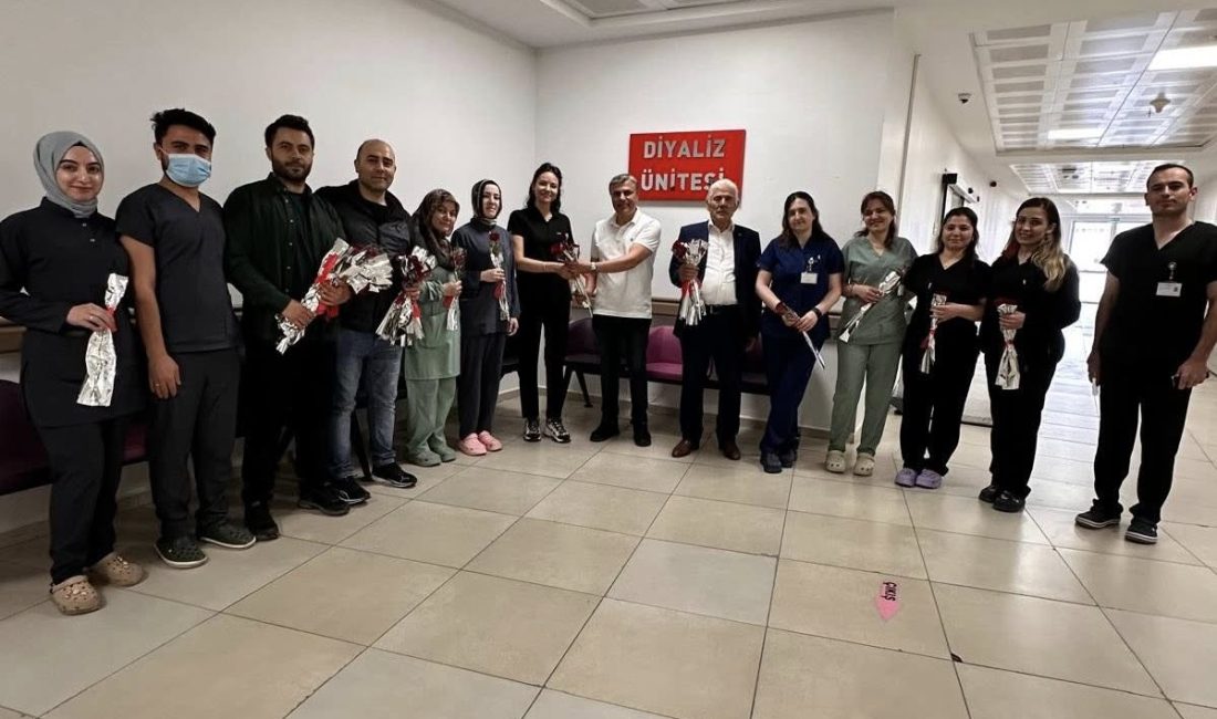 Sağlık-Sen Aksaray Şube Yönetimi, Eğitim ve Araştırma Hastanesi’nde görev yapan
