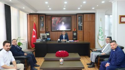 Sarıyahşi Belediye Başkanı Doğan Mutlu, Enerya Aksaray İl Müdürü Murat