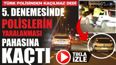 Aksaray, bir kez daha yürekleri ağza getiren bir polis kovalamacasına