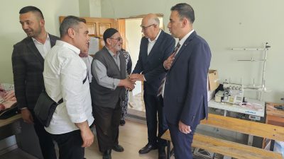 Sultanhanı Kaymakamı Bilal Göksun, İlçe Milli Eğitim Müdürü ve Halk