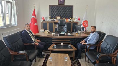 Sultanhanı Kaymakamı Bilal Göksun, kurum ziyaretleri kapsamında İlçe Müftülüğünü ziyaret