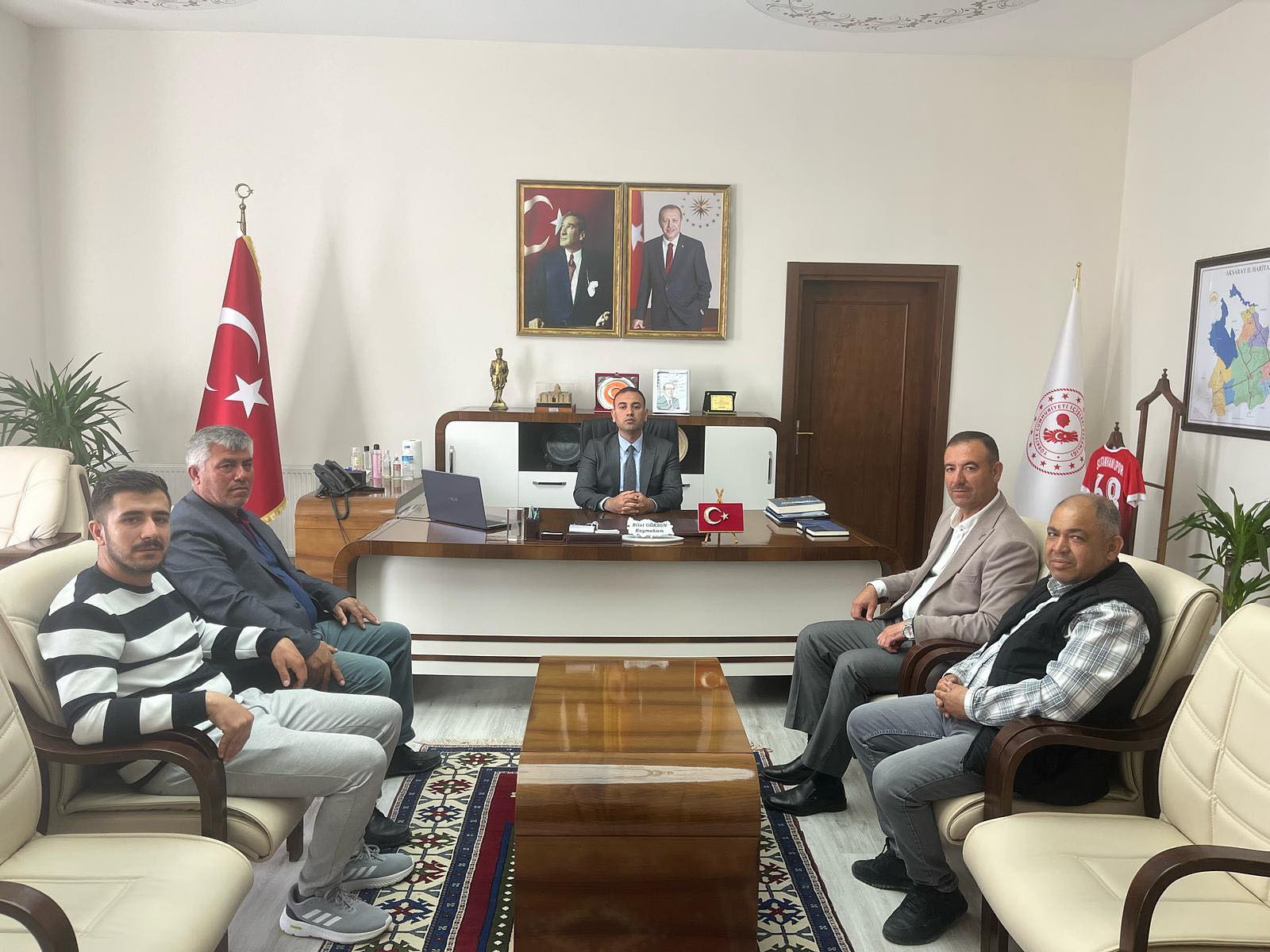 Sultanhanı Kaymakamı Bilal Göksun, Anahtar Parti Sultanhanı İlçe Başkanı Mahmut