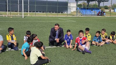 Sultanhanı Kaymakamı Bilal Göksun, İlçe Gençlik ve Spor Müdürlüğü tarafından