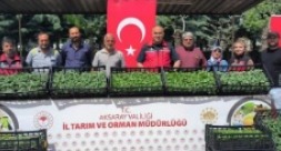 Aksaray’da iyi tarım için kavun-karpuz fidesi desteği