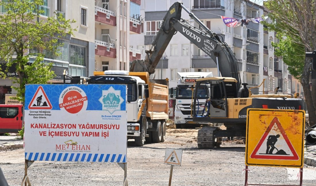 Aksaray Belediyesi, kent genelinde gerçekleştirdiği altyapı ve üstyapı yatırımlarına hız