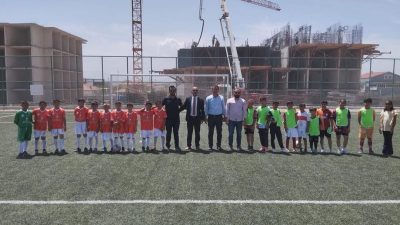 Gülağaç'ta Mimar Sinan İlkokulu koordinesinde düzenlenen ilkokullar arası futbol turnuvası