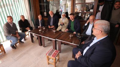 Aksaray Valisi Mehmet Ali Kumbuzoğlu ve Belediye Başkanı Evren Dinçer,
