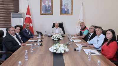 Aksaray Valisi Mehmet Ali Kumbuzoğlu’nun başkanlığında gerçekleştirilen Toprak Koruma Kurulu