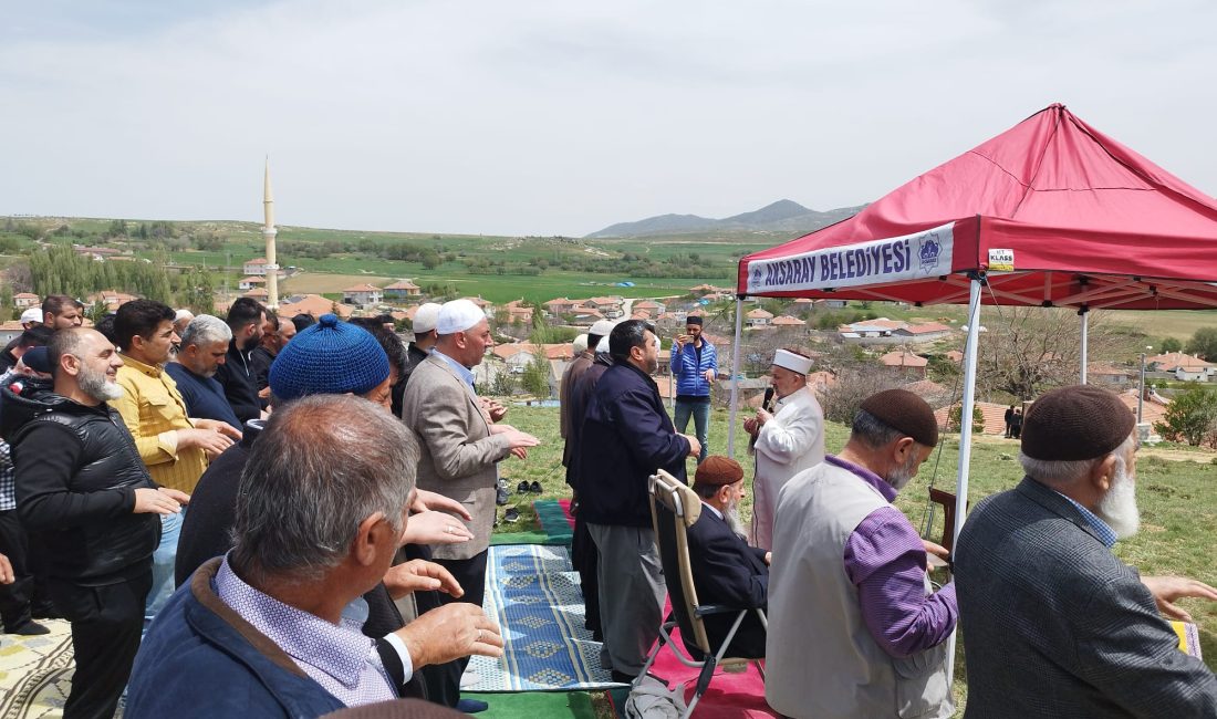 Kuraklıkla mücadele kapsamında, Aksaray’ın Çekiçler Köyü yaylasında yağmur duası yapıldı.