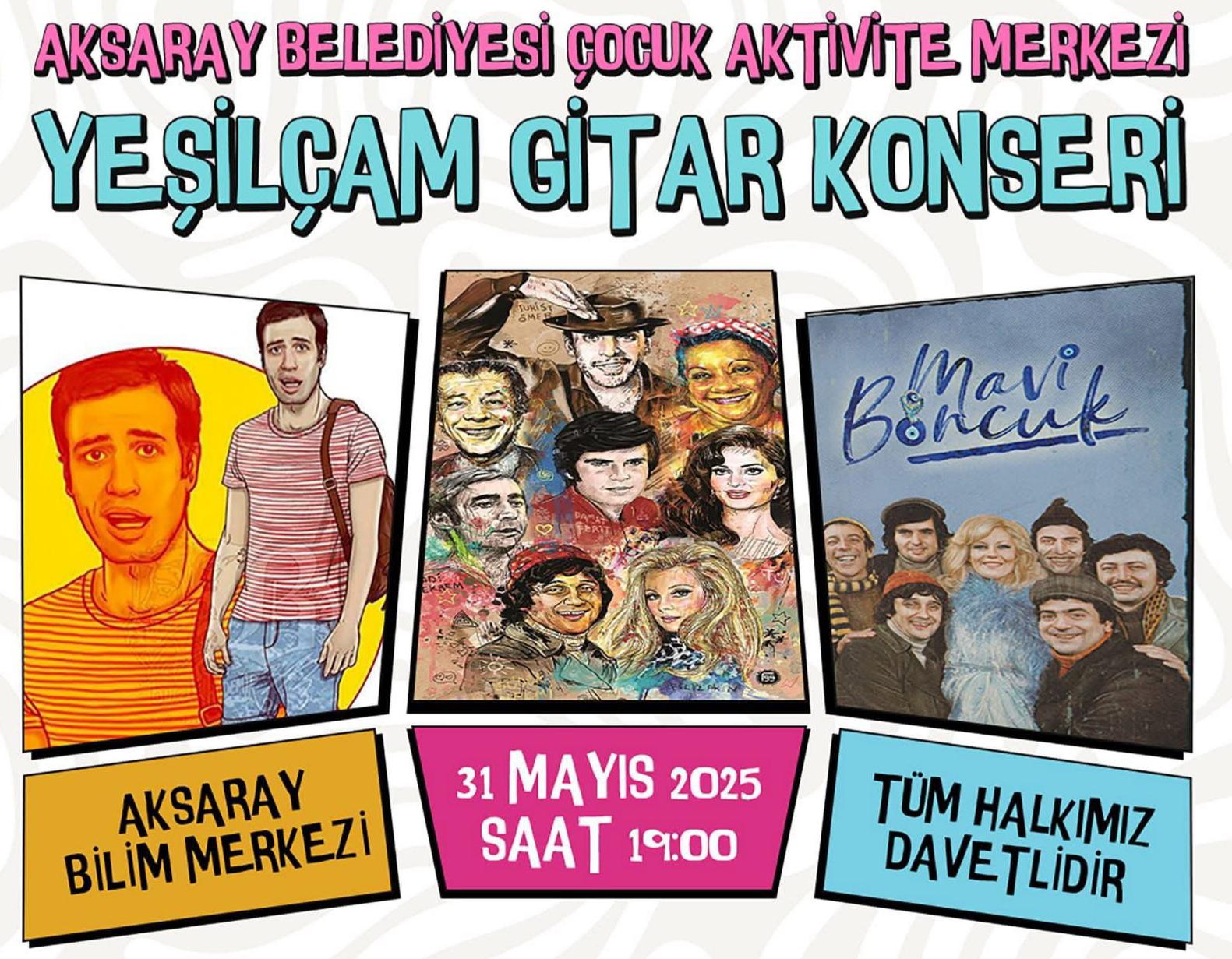 Aksaray Belediyesi, Yeşilçam’ın unutulmaz film müziklerini gitar eşliğinde yeniden canlandıracak