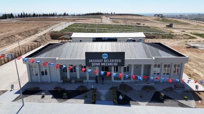 Aksaray Belediyesi tarafından hayata geçirilen Yeni Şehir Mezarlığı içerisinde yapımı