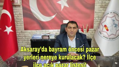 Aksaray Manavlar, Balıkçılar ve Pazarcılar Esnaf Odası Başkanı Kuddusi Yeşildal,