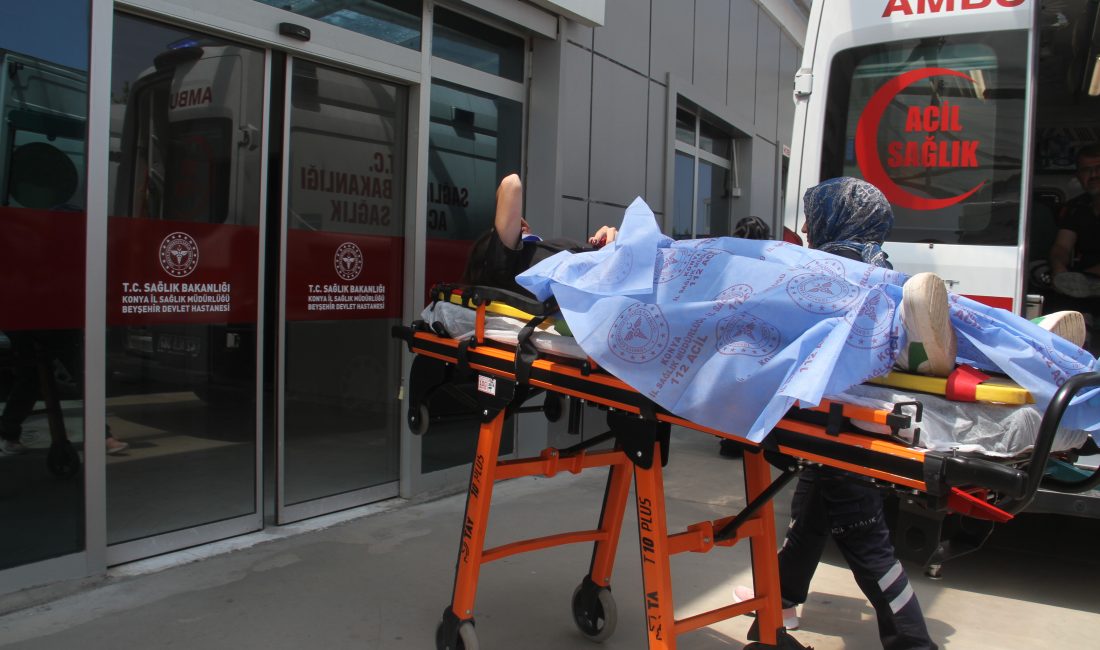 Konya'nın Beyşehir ilçesinde yaşanan