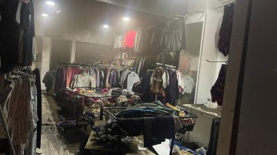 Konya’nın Kulu ilçesinde  meydana gelen olayda bir iş yerinde çıkan