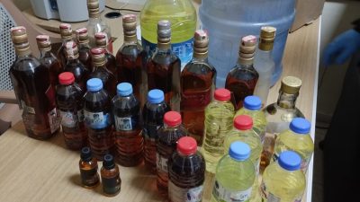 Niğde’nin Çiftlik ilçesinde Emniyet Amirliği ekipleri tarafından düzenlenen sahte içki