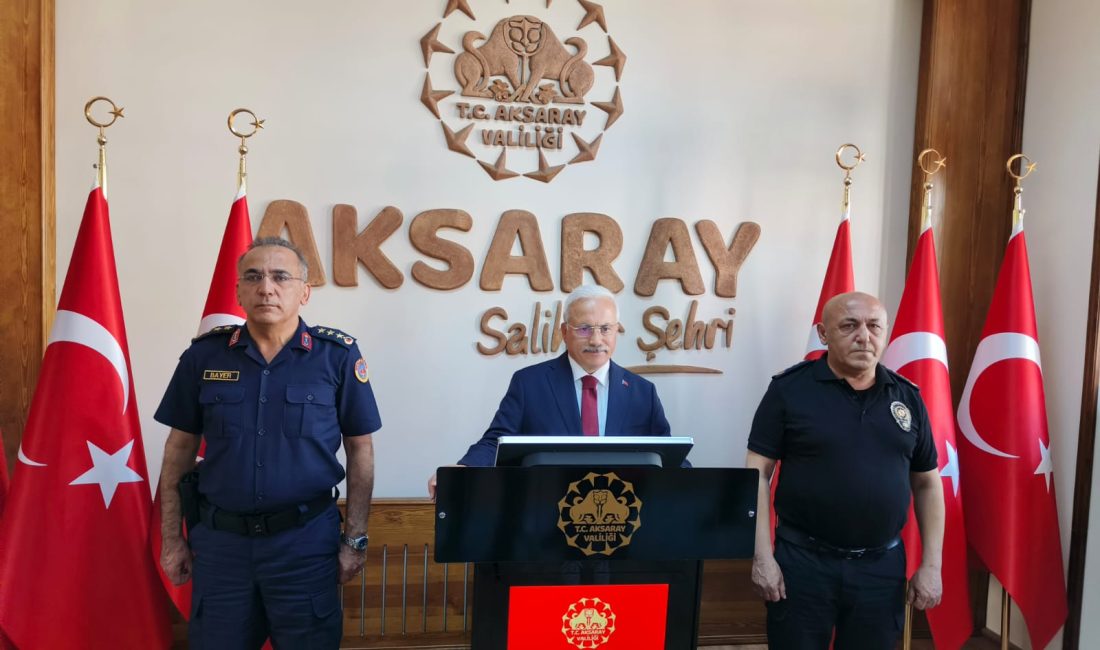 Aksaray Valiliği’nde her ay düzenli olarak gerçekleştirilen Valilik-Medya buluşmasının Mayıs