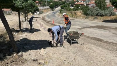Ağaçören Belediyesi tarafından ilçe içerisinde düzenli olarak icra edilen yol