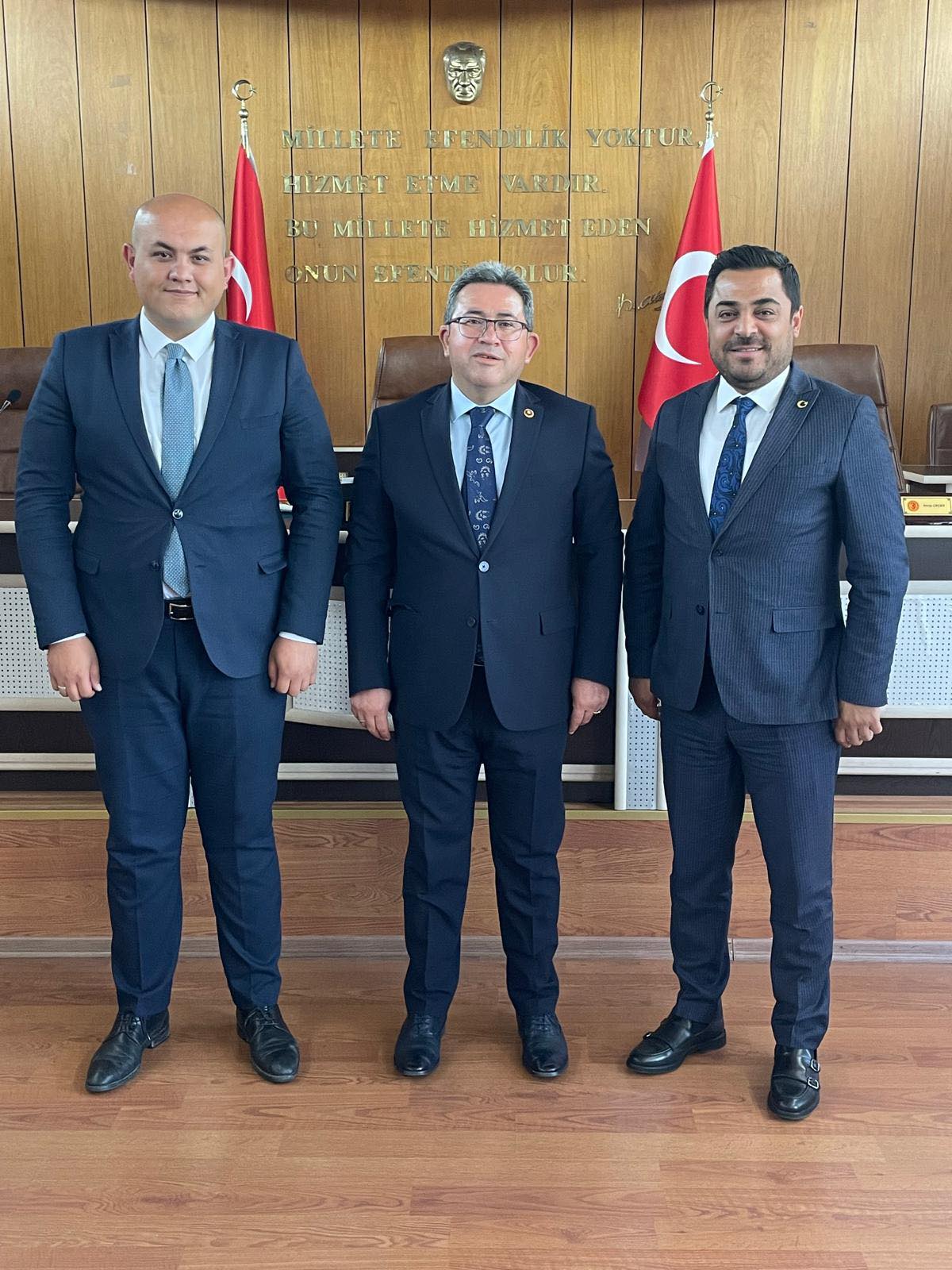 Ağaçören heyetinden Meclis Başkanına ziyaret