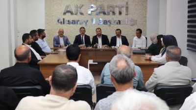 AK Parti Aksaray İl Başkanlığı, teşkilat çalışmalarını sürdürüyor. Bu kapsamda