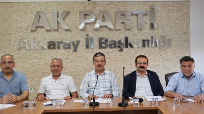 AK Parti Aksaray İl Başkanlığı, istişare kültürünü yaşatma ve şehir