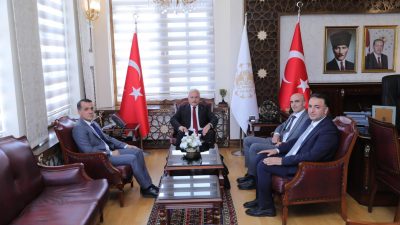 Aksaray Valisi Mehmet Ali Kumbuzoğlu, Bakanlık İç Denetçileri Sonkaya ve