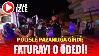 Aksaray’da motosiklet kazası geçiren genç sürücü, sağlık ekiplerine direndi, motorunu