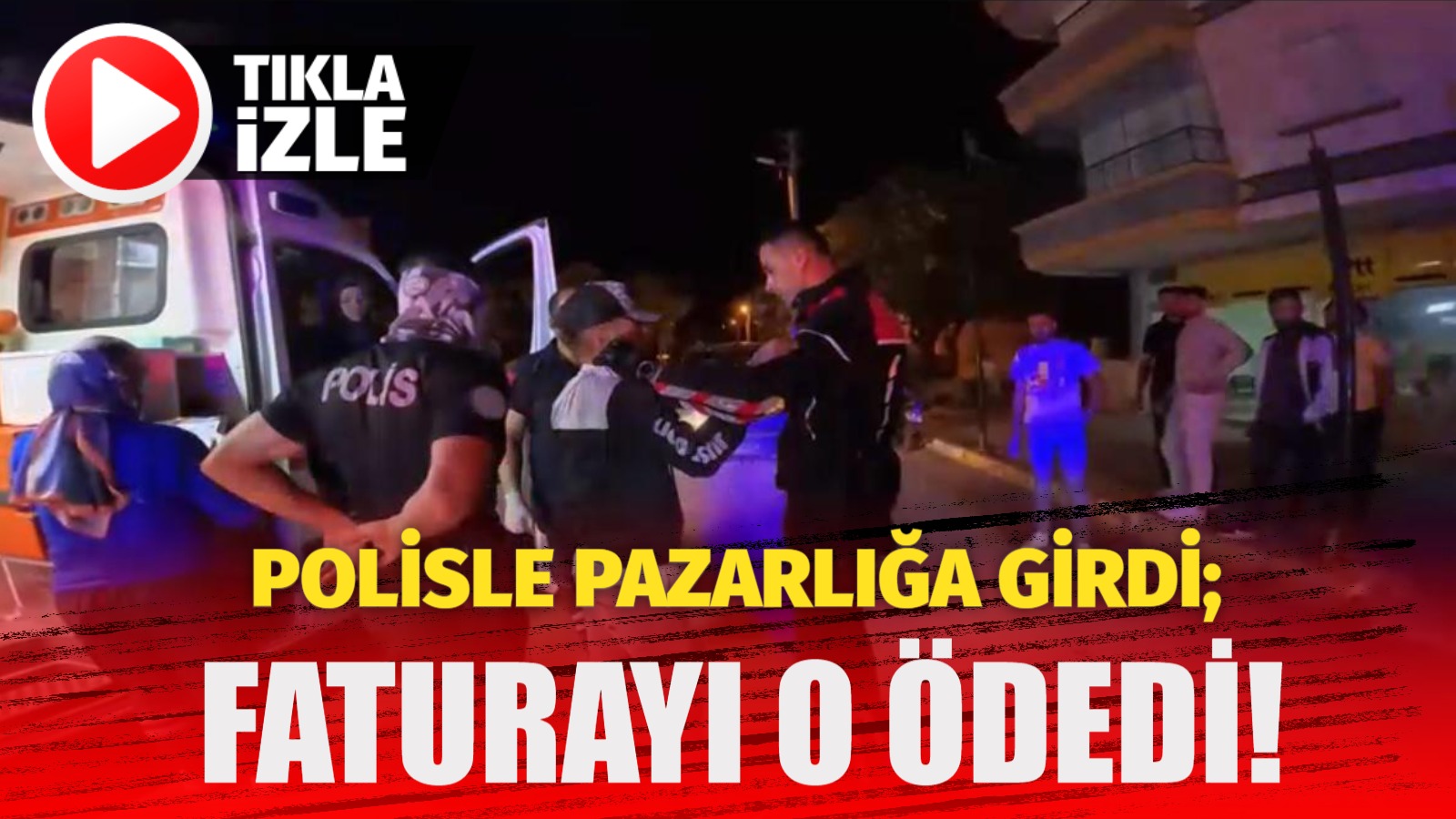 Aksaray’da motosiklet kazası geçiren genç sürücü, sağlık ekiplerine direndi, motorunu