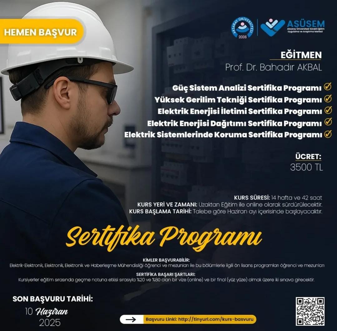 Aksaray Üniversitesi Sürekli Eğitim ve Uygulama Merkezi (ASÜSEM), Prof. Dr.