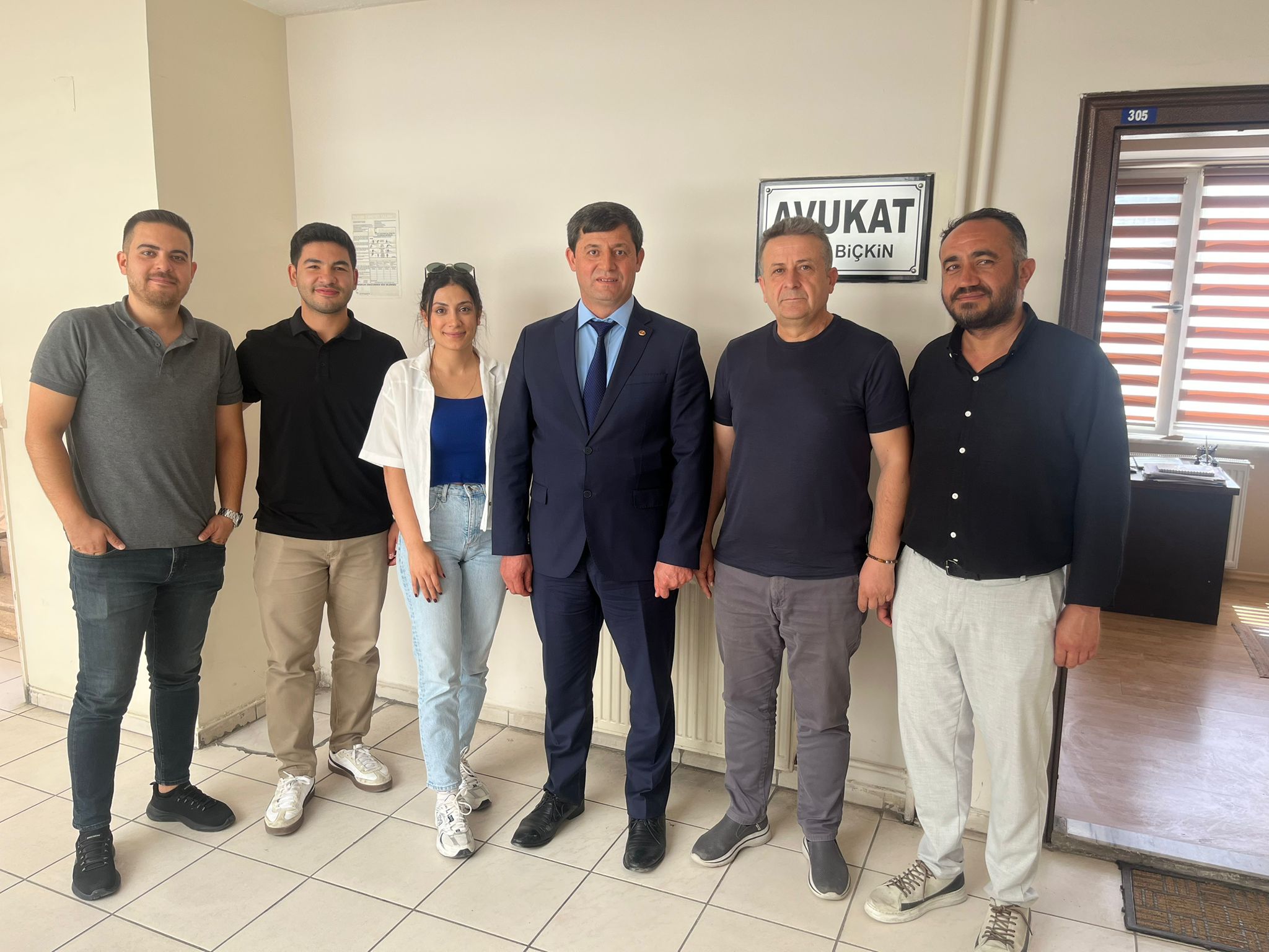 Aksaray Baro Başkanı Av. Erçin Mevlüt Düzgün ve Başkan Yardımcısı