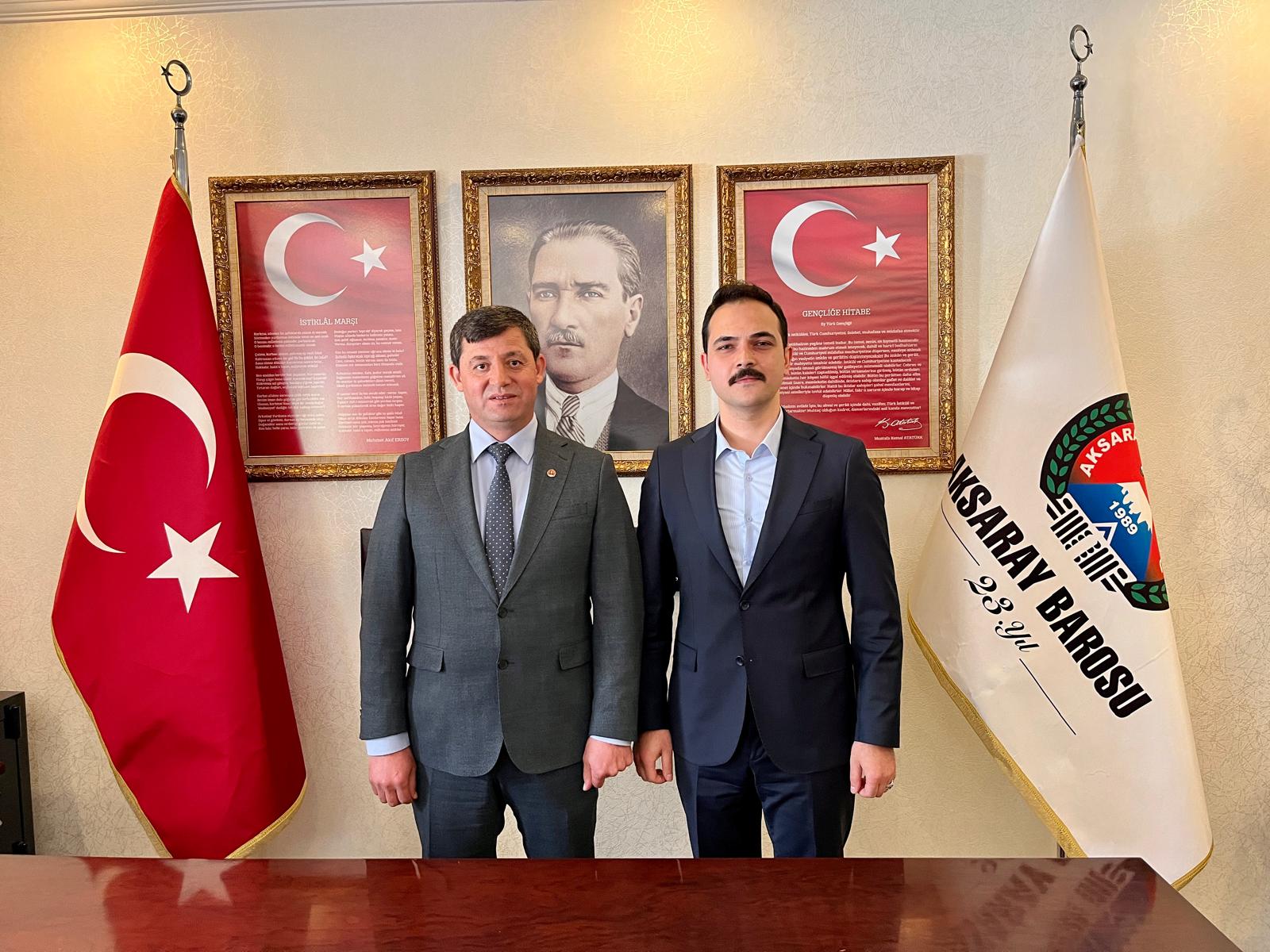 İzmir’de görev yapan Aksaraylı Cumhuriyet Savcısından ziyaret