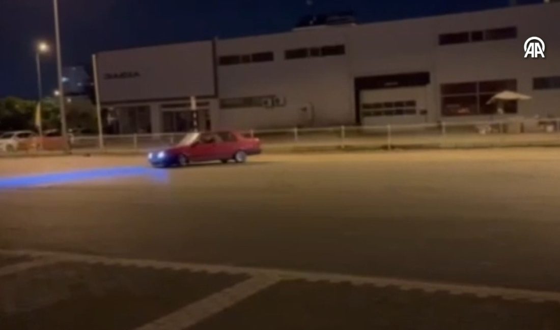 Kayseri'de drift yaparak çevreye rahatsızlık veren sürücüye 47 bin 385