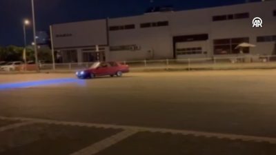 Kayseri'de drift yaparak çevreye rahatsızlık veren sürücüye 47 bin 385