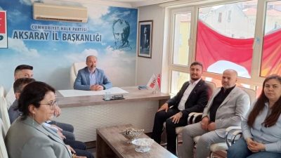 Aksaray Cumhuriyet Halk Partisine yönelik ziyaretler gerçekleşemeye devam ediyor. Bu