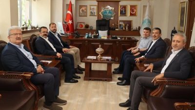 AK Parti Aksaray İl Koordinatörü Cengizhan Güngör, İl Başkanı Hamza